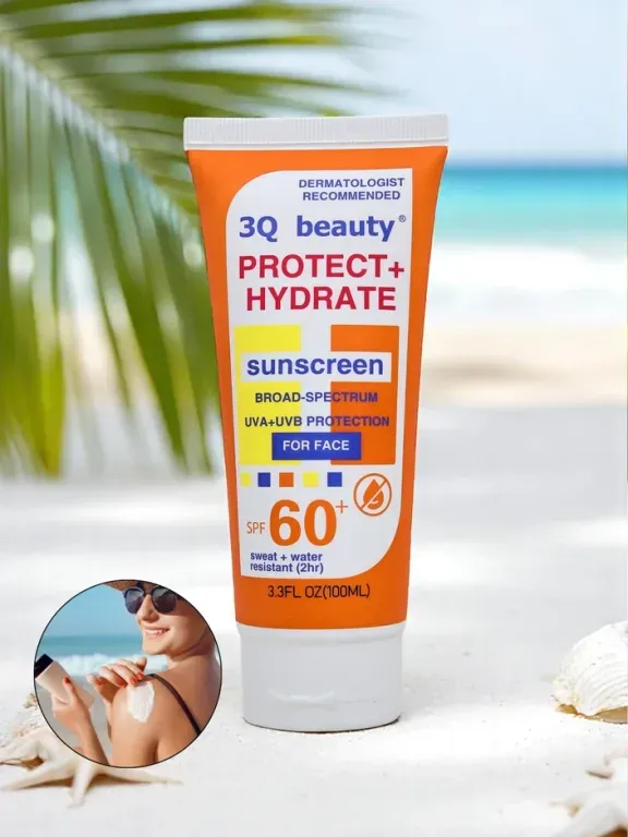 3Q Beauty Krem przeciwsłoneczny do twarzy wodoodporny 60 SPF