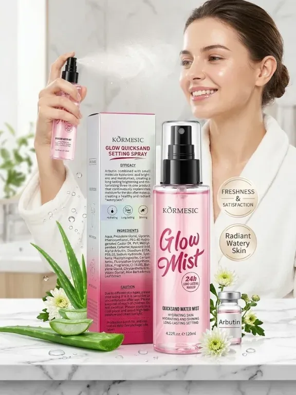 KORMESIC Glow Mist – 3w1 mgiełka utrwalająca makijaż