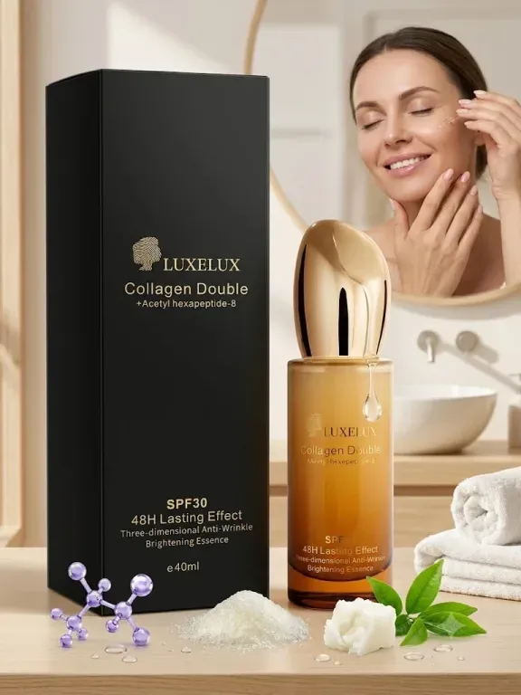 LUXELUX Serum przeciwzmarszczkowe z kolagenem, ceramidami i peptydami
