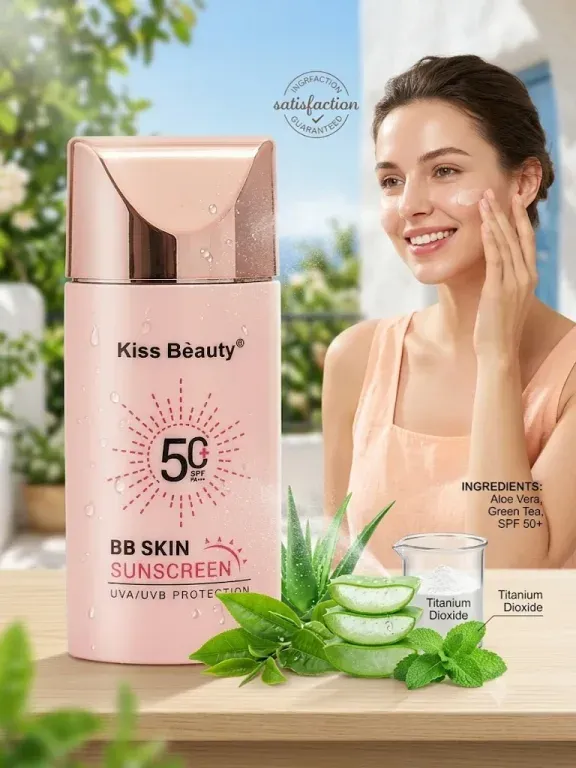 Kiss Beauty Krem przeciwsłoneczny BB Cream SPF 50