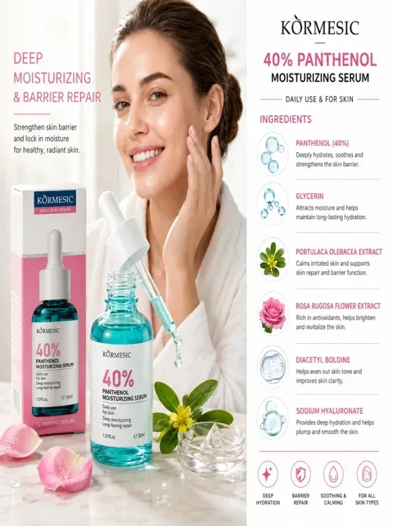 KORMESIC Serum nawilżające z 40% pantenolem do twarzy