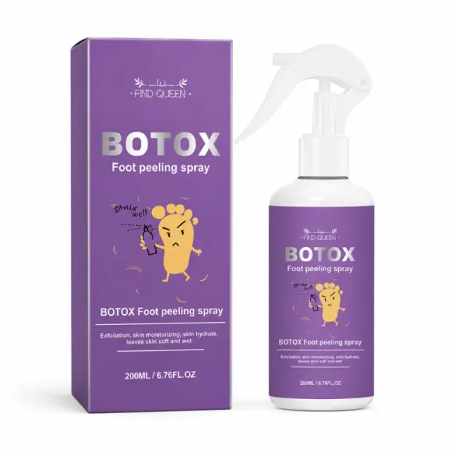 Peeling w sprayu do stóp z Botoxem