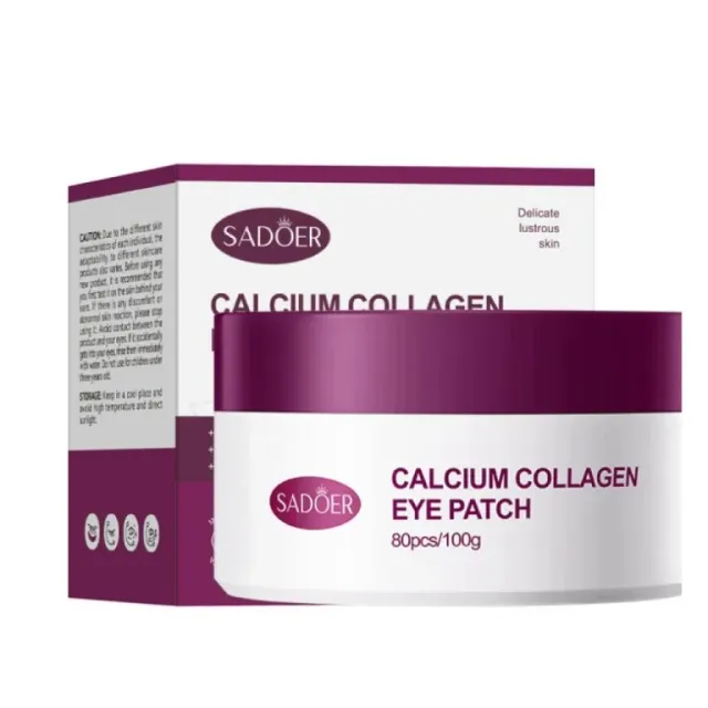 Sadoer Calcium & Collagen to hydrożelowe płatki pod oczy z wapniem i kolagenem