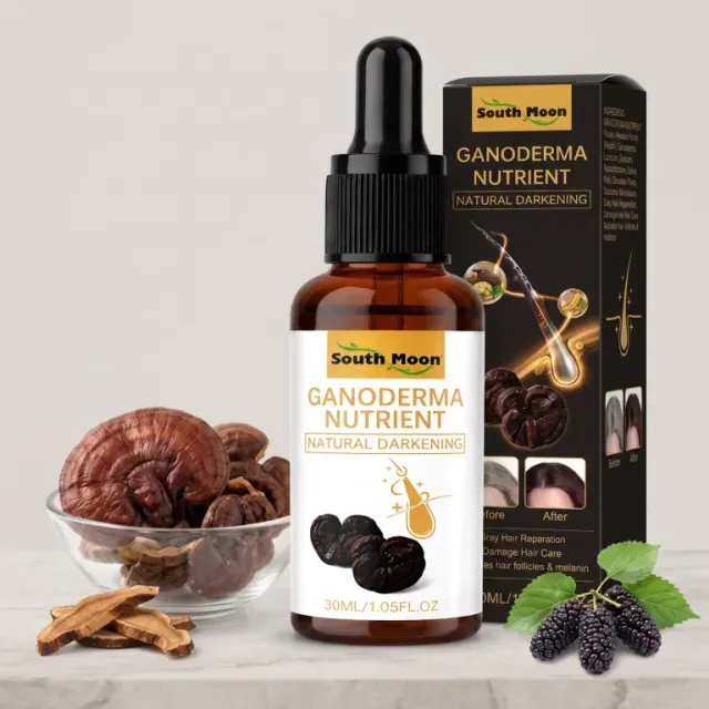 Serum z Ganoderma przeciw siwieniu włosów