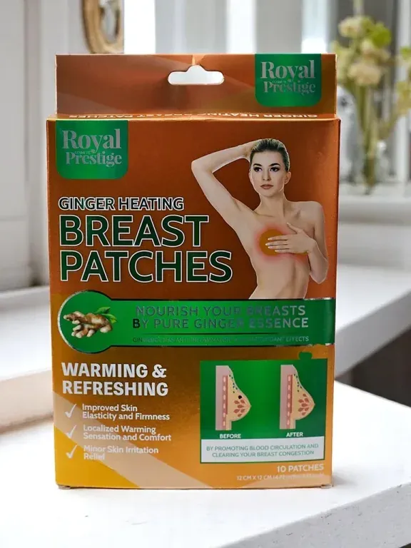 Rozgrzewające i odżywcze plastry na piersi (10 szt.)